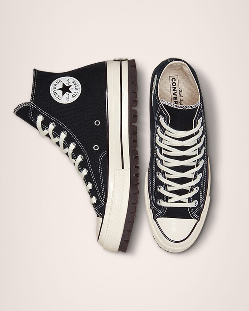 Women's Converse Chuck 70 Trek High Top Shoes Black | AU 813E6W